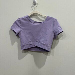 Halara Activewear Lilac Crop Top
